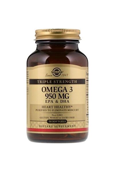 Solgar Omega-3 950 Mg 50 Soft Jel