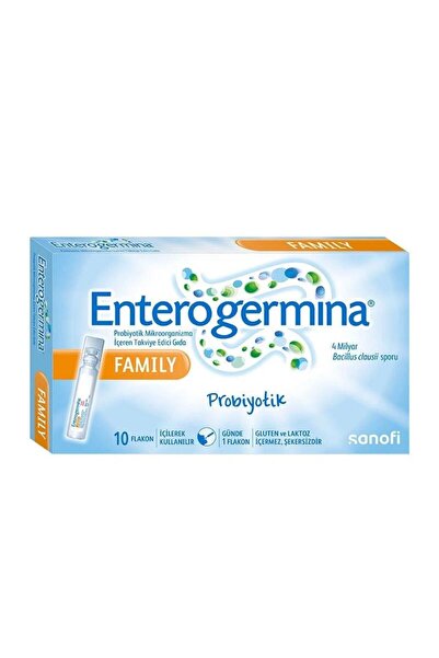 Enterogermina Family Probiyotik Mikroorganizma İçeren Takviye Edici Gıda 10 F...
