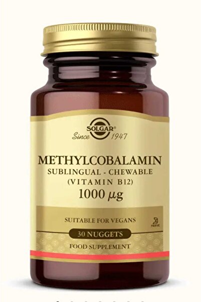 Solgar Methylcobalamin (Vitamin B12) 1000 mcg 30 Dilaltı tablet