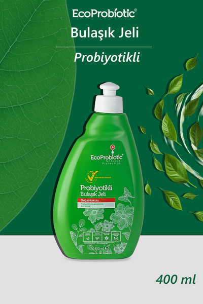 EcoProbiotic Probiyotikli Bulaşık Jeli 400 ml | Temiz İçerikli, Çevre Dostu, ...