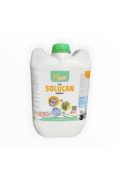 ÇEVİK TARIM Sıvı Solucan Gübresi 20 Lt – Organik Bitki Besini, Doğal Gübre, S...