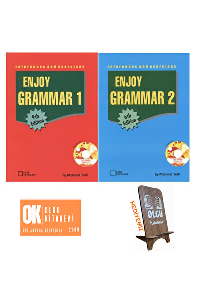 Kare Yayınları Enjoy Grammar 1-2 (2 Kitap Cd'li) / Mehmet Telli / Kare Yayınları