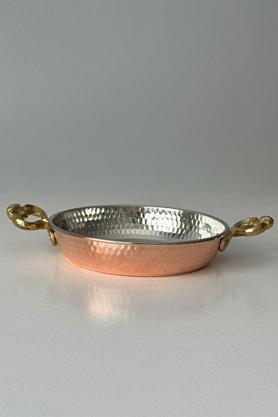 maison matmazel El Dövmesi Bakır Tava ,Bakır Sahan, Yumurta Tavası 18Cm