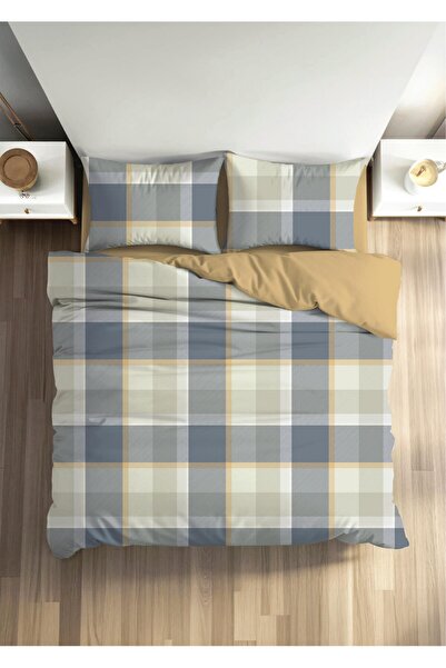 Cotton Box Fixbox Ranforce Double Size Fitted Sheet Set Ruit Caramel