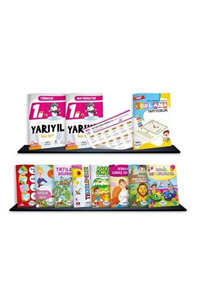 öğretmen evde 1. Sınıf Yarıyıl Tatil Kitabı Seti 2021-2022 Baksada Kitap Ayraç