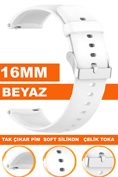 COBRA 16mm Fossil-Welder-Casio-Seiko-Omega-Armani Saat Uyumlu Silikon Saat Ko...