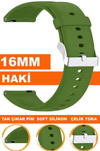 COBRA 16mm Fossil-Welder-Casio-Seiko-Omega-Armani Saat Uyumlu Silikon Saat Ko...