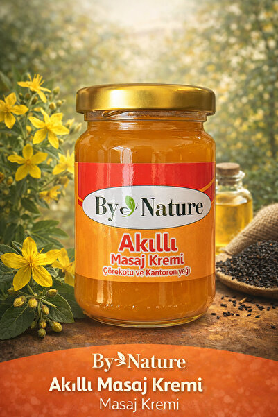 Bynature Akıllı Masaj Kremi 100 Ml ( Çörekotu & Kantoron Yağlı )