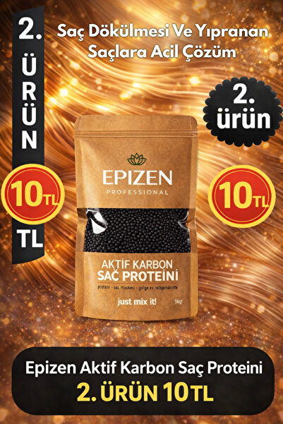 EPİZEN Activated Carbon Hair Care Protein – Revitalizing & Strengthening Effe...
