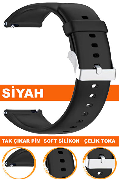 COBRA Movetime Mt40 Model Uyumlu Silikon Saat Kordonu Kayışı MT40