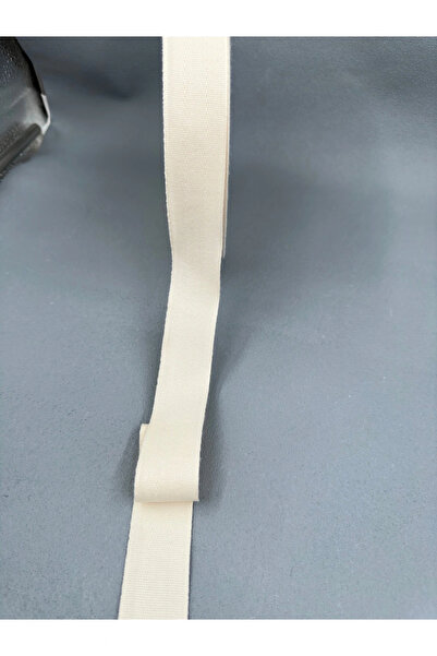 BİGÜMEX Panglică Houndstooth de 5 metri - 3 cm Crud/Ecru