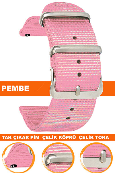 COBRA Movetime Mt40 Model Uyumlu Nato Kumaş Saat Kordonu Kayışı MT40