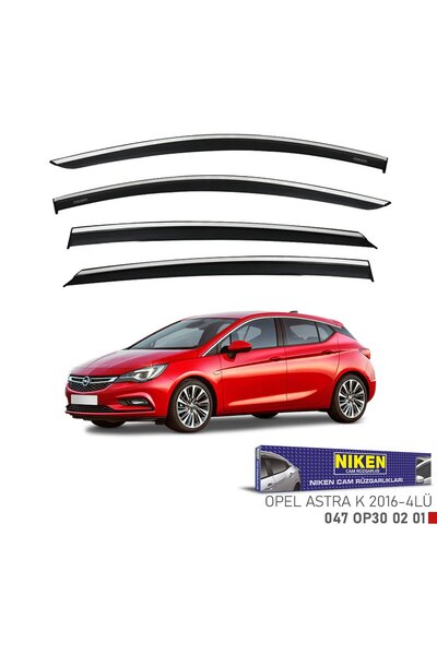 Niken Opel astra k cam rüzgarlığı kromlu 2017+