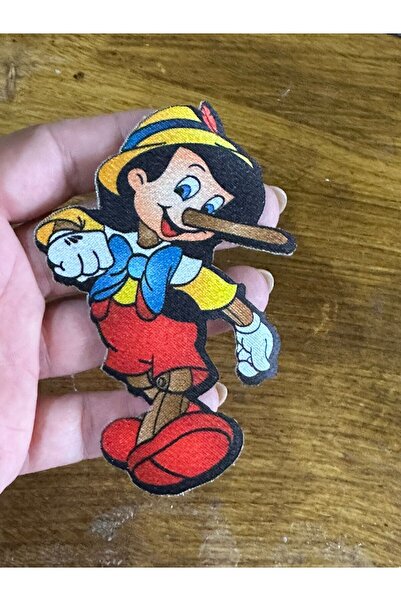 Gönülden Tasarım 10x7 cm Aplicație din satin Pinocchio Arma, care se lipsește...