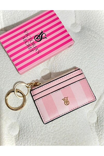 MyleeButik Pembe Çizgili Kartlık