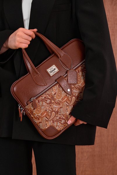 Vardo [Name Can Be Written] Apollonia'' 13-14 Inch Premium Design Laptop and Briefcase