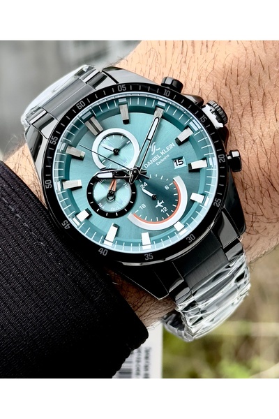 Daniel Klein ساعة يد رجالية من الفولاذ + سوار