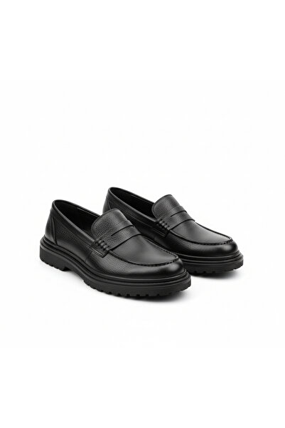 New Season Genuine Leather Black Casual Men's Shoes