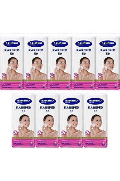 Bambino Cotton Square Makeup and Baby Cleaning Cotton 450 Pieces (Square Size...