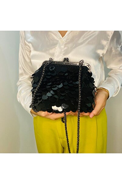 BAGS Pullu abiye çanta