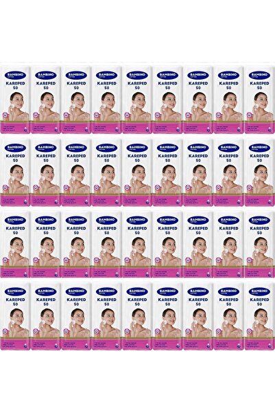 Bambino Cotton Square Makeup and Baby Cleaning Cotton 1800 Pieces (Square Siz...