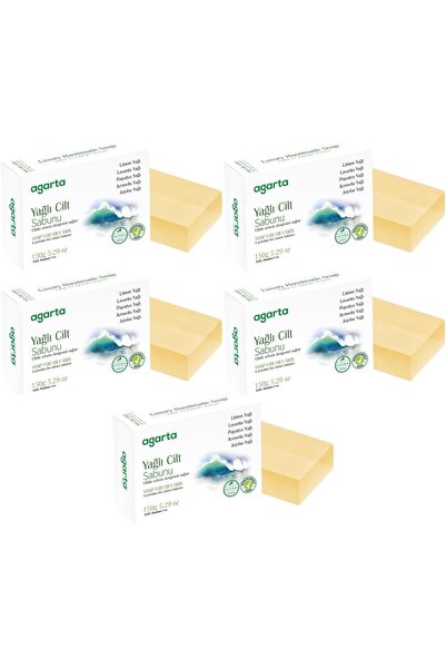 Agarta Handmade Natural Soap 150Gr Oily Skin (Set of 5)