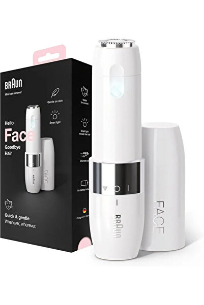 Eliora ماكينة براون فيس ميني الإحترافية الكهربائية لازالة شعر الوجه مع ضوء ذك...