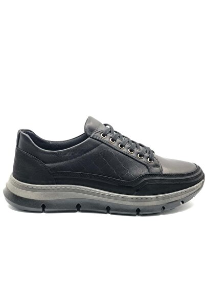 KCMN Dropland 9284 Genuine Leather Men's Casual Shoes Black