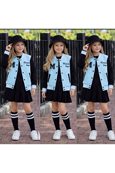 KOKOŞ BEBEK Συνδυασμός 5 τεμαχίων για κορίτσια – Μπουφάν, Φούστα, Μπαντάκι, Κ...