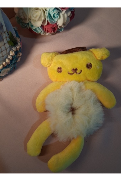 TwinRoots Yellow Plush Bagel Buckle with Animal Figures