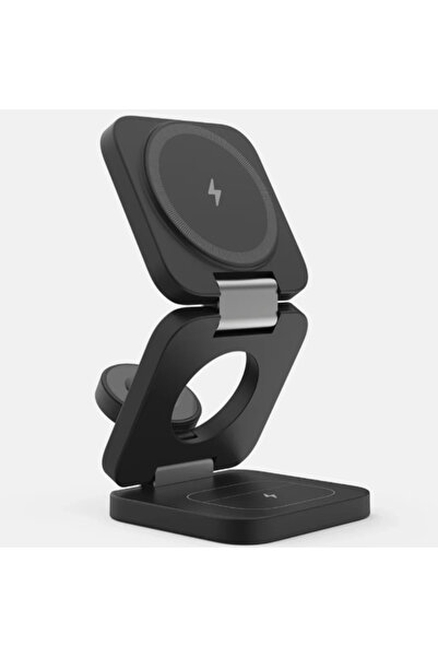 OEM Încărcător wireless 3 în 1 – compatibil cu orice telefon, ceas și căști c...