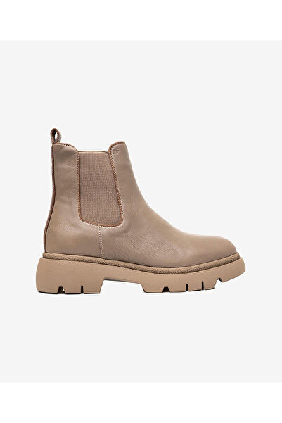 Greyder Kadın Vizon Hakiki Deri Termo Light Taban Chelsea Bot 3K2UB72146