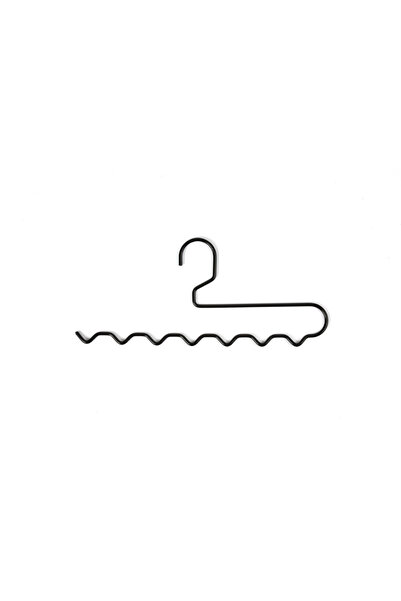 Edora Home Crni mat 5-dijelni zigzag set za viseće ormare - nehrđajući metal ...