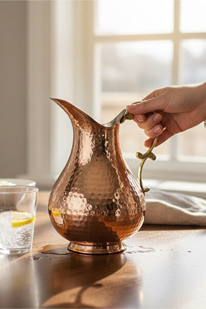 Yardımcı Bakır Since 1997 Bakır El Dövme Ördek Sürahi