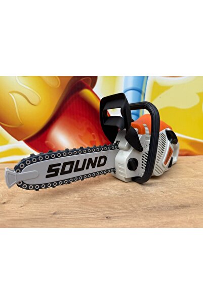 scntoys Oyuncak Ağaç Kesme Motoru Sesli Motorlu Testere Pilli Motorlu Testere...