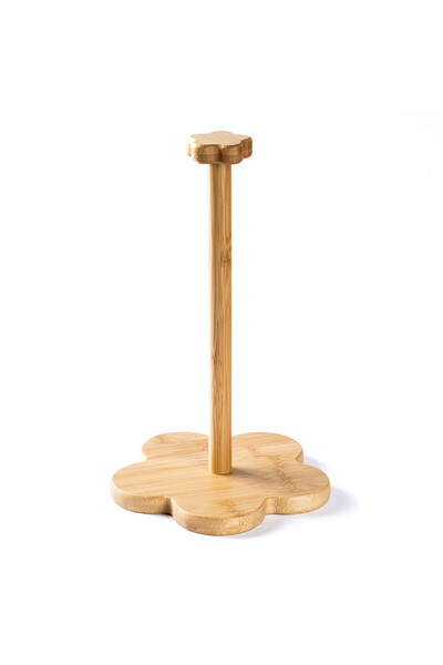 Tantitoni Bamboo Flower Towel Napkin Stand