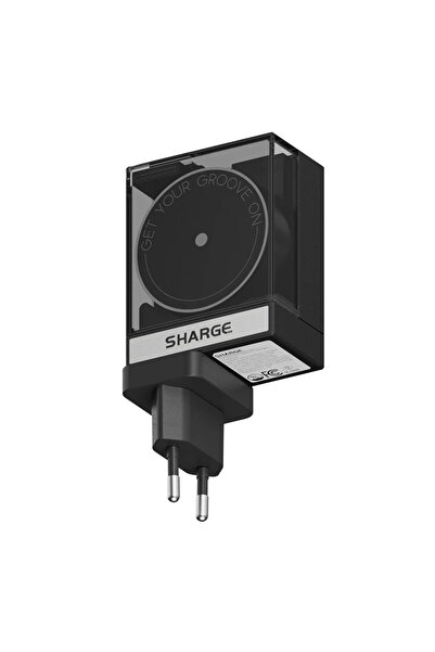 Sharge Retractable 65 Gan Siyah Şarj Cihazı