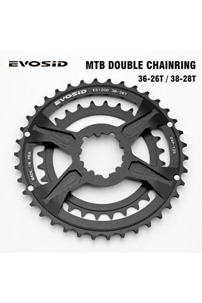 Choice عجلة سلسلة دراجة جبلية ZEROING مقاس 38-28T، 2 × 10 / 11 / 12 حلقة سلسل...