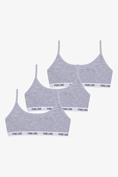 koza iç giyim Tricou pentru fetiță, din 3 piese, cu bretele din frânghie