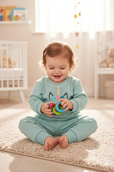 best kids Unicorn Themed Thessaloniki Fabric Tracksuit Set