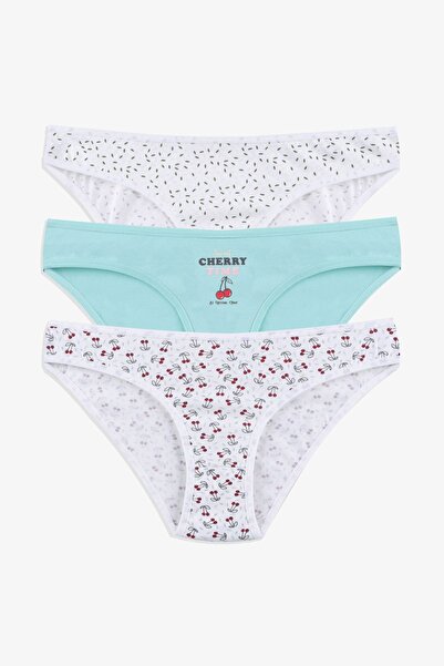 koza iç giyim Γυναικείο εσώρουχο 3 τεμαχίων από βαμβακερό βασικό