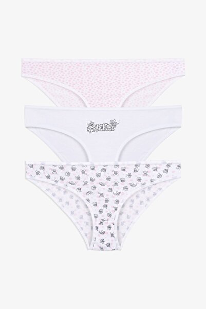 koza iç giyim Γυναικείο εσώρουχο 3 τεμαχίων από βαμβακερό βασικό