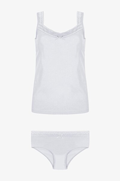 koza iç giyim Women's Lace Detailed Athlete Panties Set