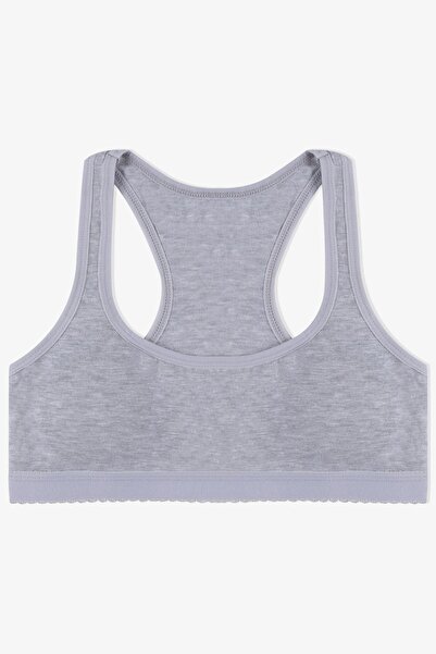 koza iç giyim Cotton Thick Strap Covered Halter Women's Sports Bustier