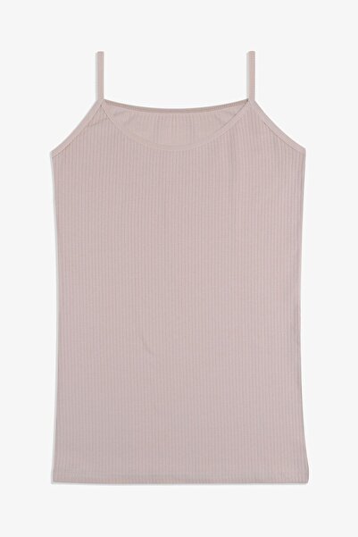 koza iç giyim قميص داخلي نسائي من القطن الليكرا بحزام حبل