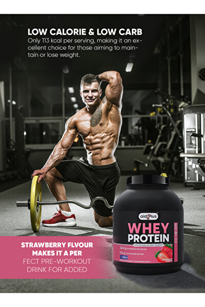 Aidplus AID PLUS WPC Strawberry, 2270g | Whey Protein Concentrate