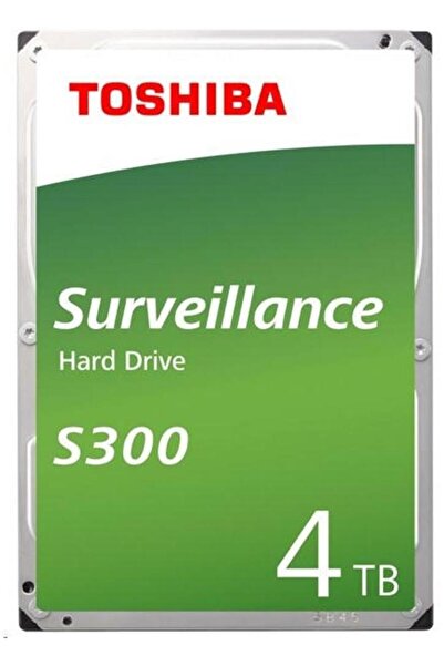 Toshiba 4TB HDWT840UZSVA S300 3.5 256Mb 5400rpm Güvenlik 7-24 Harddisk