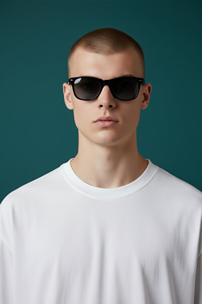 Barcelona Angled Model Unisex Bone Sunglasses