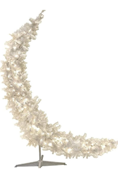 Generic Ramadan Crescent Decorative Light – Moon Ornament for Home (White, 90...