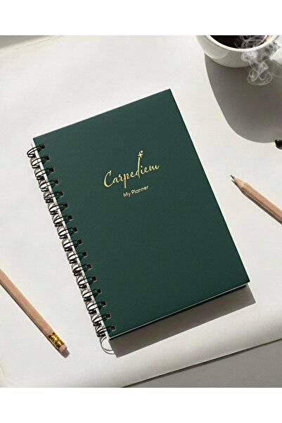 Be Online Carpediem Linen Perpetual Planner Agenda - 160 Pages
